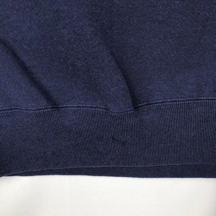 90'S Jansport College Sweatshirt, Made in USA, Men's XL, Vintage polyester navy blue type Vintage Second Hand