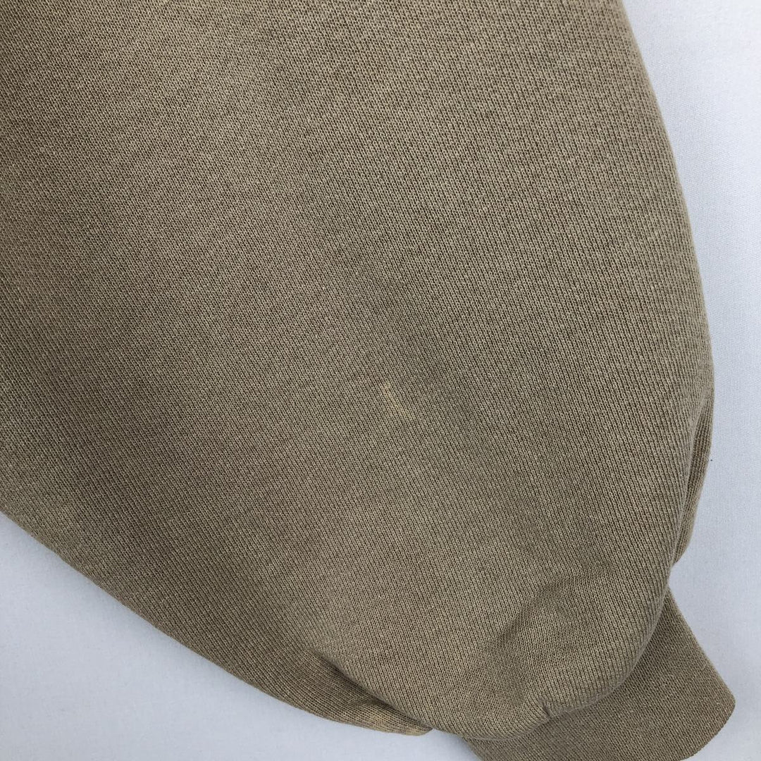 90'S Russell College Sweatshirt, Made in USA, Men's XL, Vintage cotton Beige type Vintage Second Hand