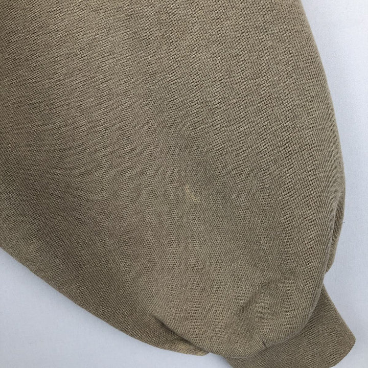 90'S Russell College Sweatshirt, Made in USA, Men's XL, Vintage cotton Beige type Vintage Second Hand