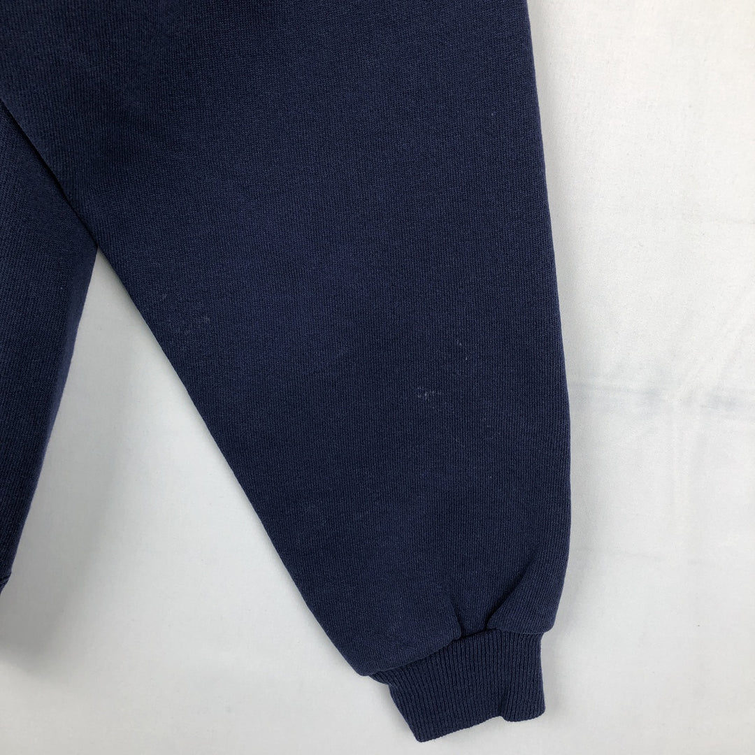 90'S Hanes College Character Sweatshirt, Made in USA, Men's Size M (approx.), Vintage cotton navy blue type Vintage Second Hand