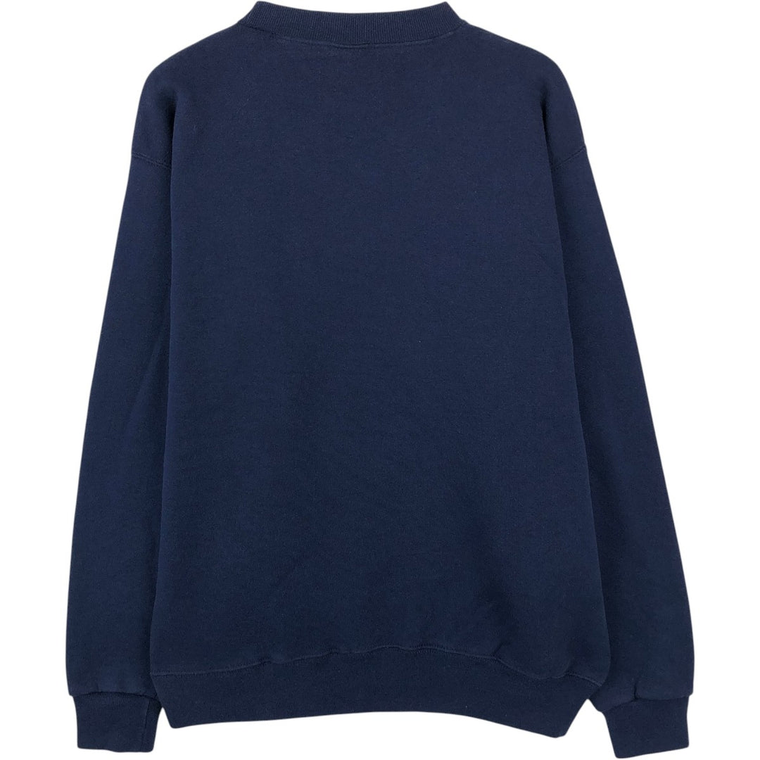 GALT SAND College Sweatshirt, Made in USA, Men's Size L cotton navy blue type Vintage Second Hand