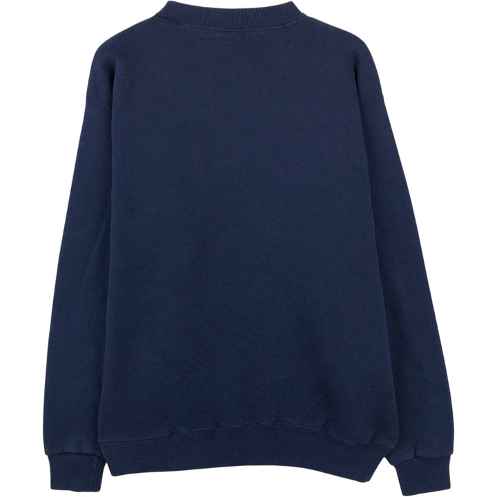 GALT SAND College Sweatshirt, Made in USA, Men's Size L cotton navy blue type Vintage Second Hand