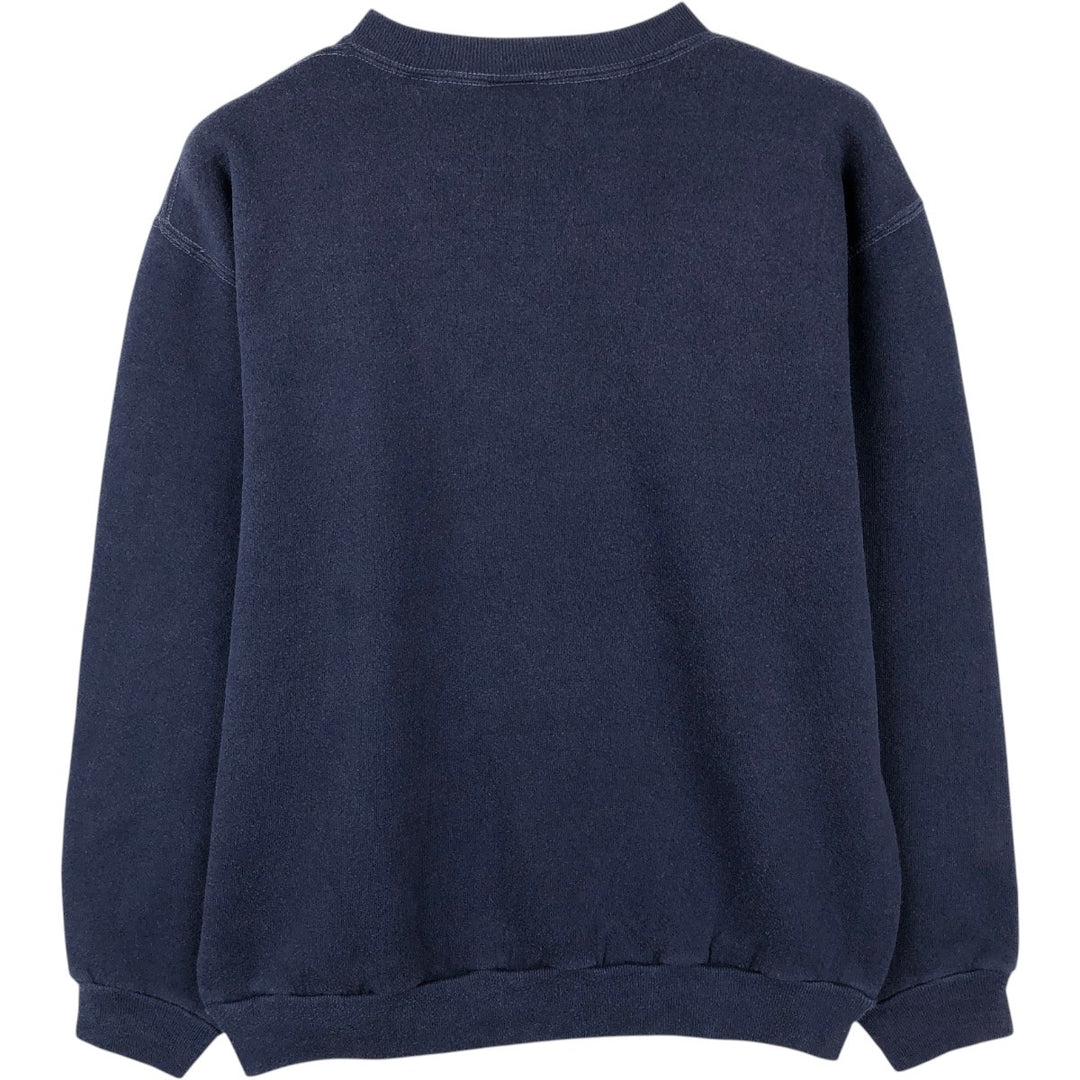 90'S Russell College Sweatshirt, Made in USA, Men's M, Vintage cotton navy blue type Vintage Second Hand