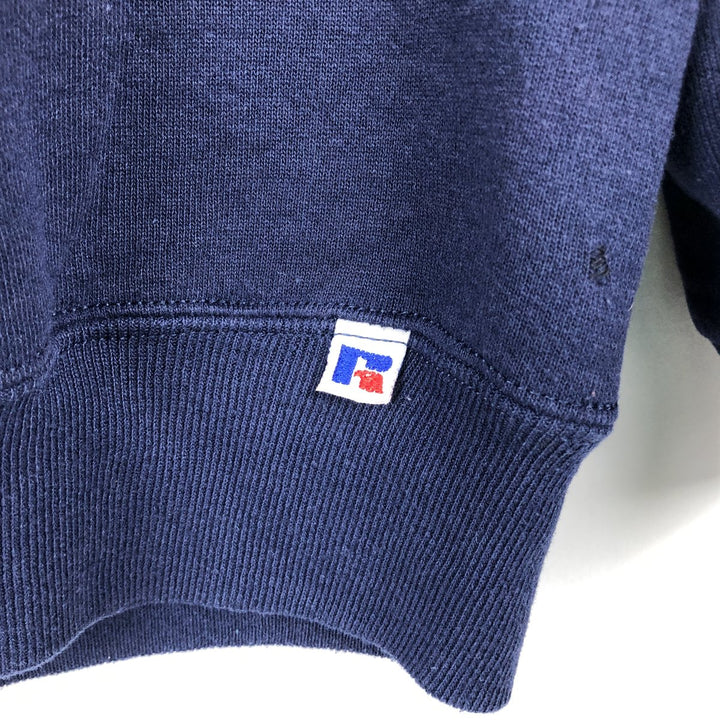 90'S Russell College Sweatshirt, Made in USA, Men's XL, Vintage cotton navy blue type Vintage Second Hand