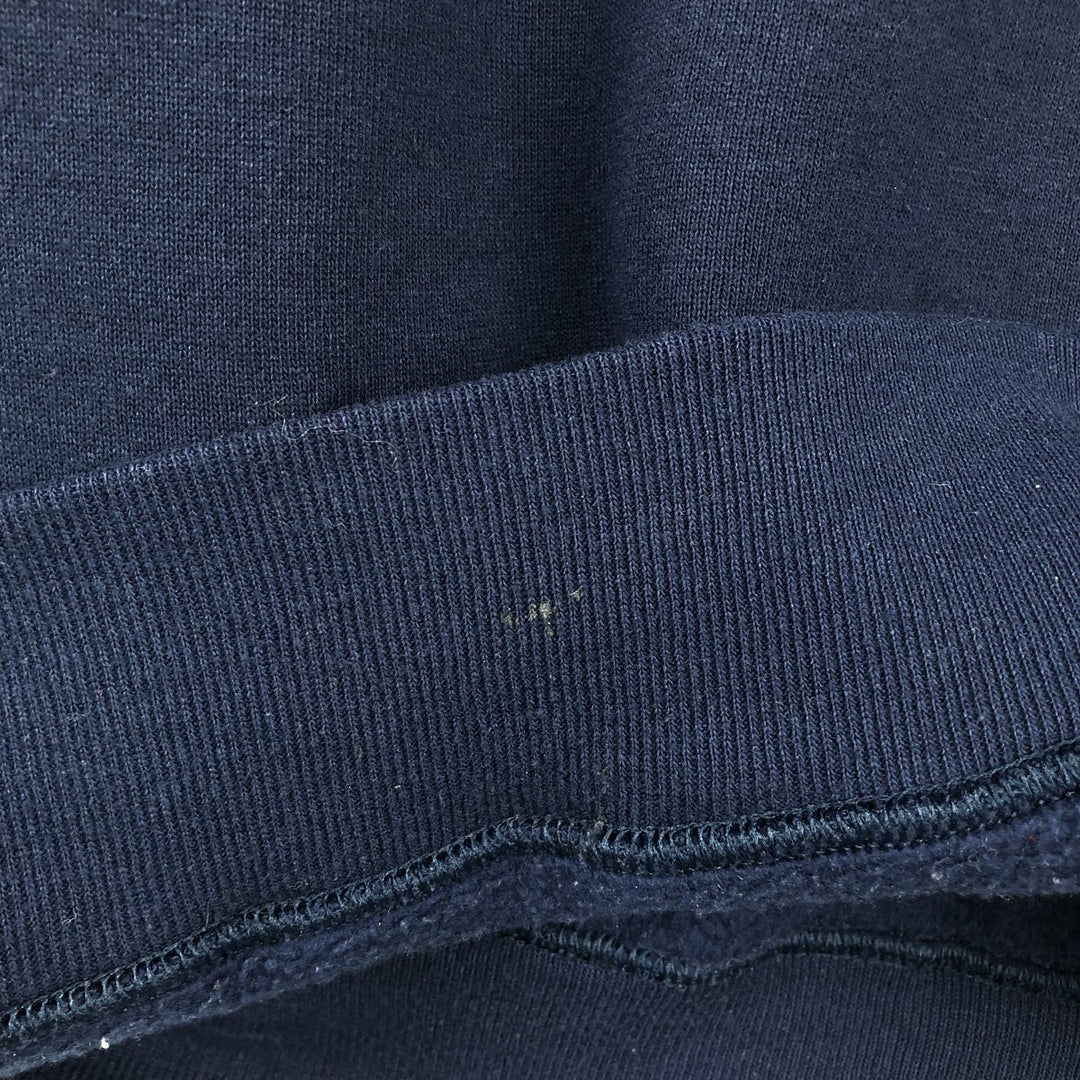 90'S Russell College Sweatshirt, Made in USA, Men's XL, Vintage cotton navy blue type Vintage Second Hand