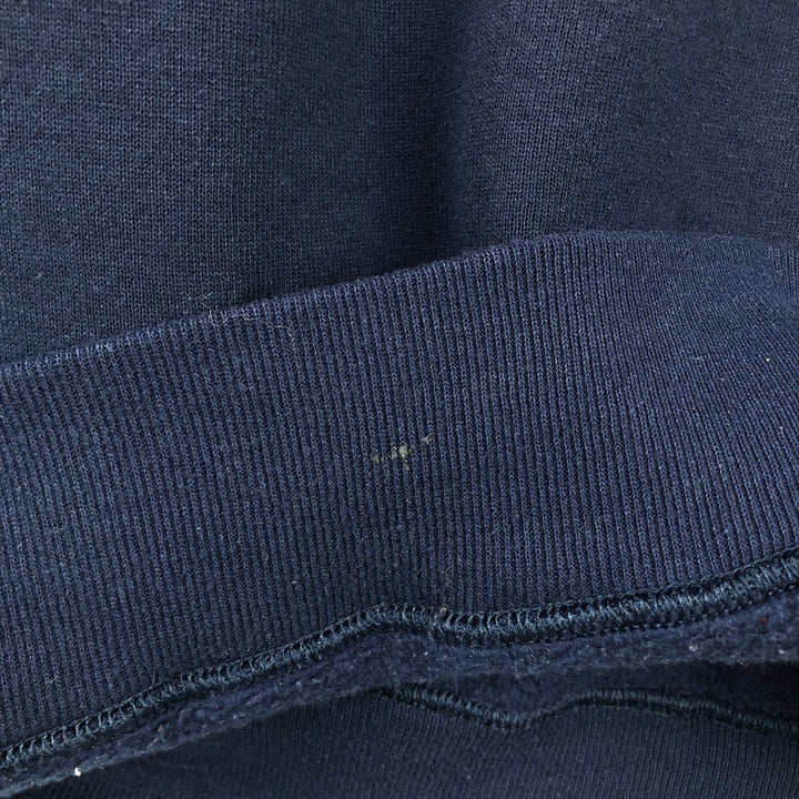 90'S Russell College Sweatshirt, Made in USA, Men's XL, Vintage cotton navy blue type Vintage Second Hand