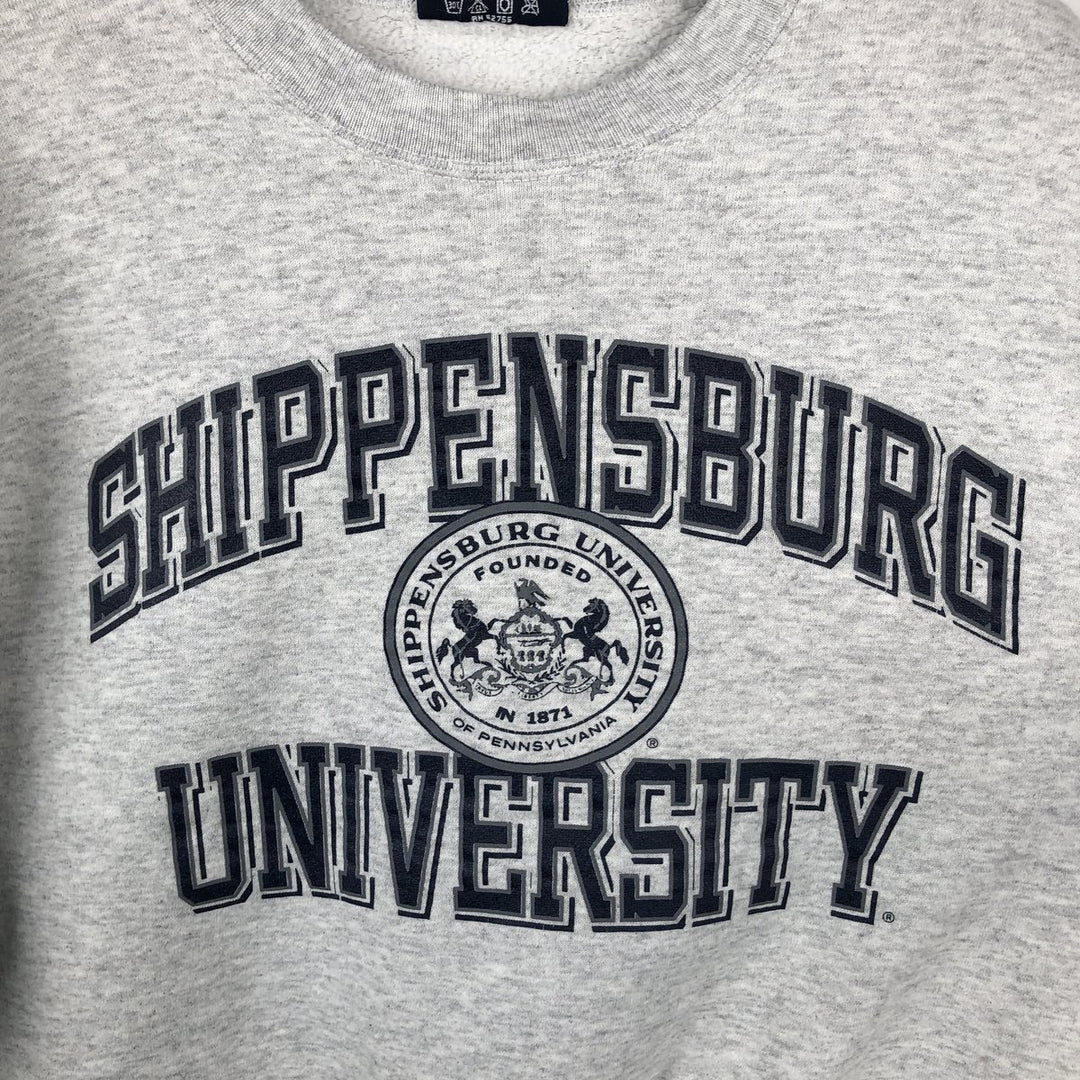 Vintage 90'S Jansport triple print college sweatshirt, made in the USA, men's size L cotton gray type Vintage Second Hand
