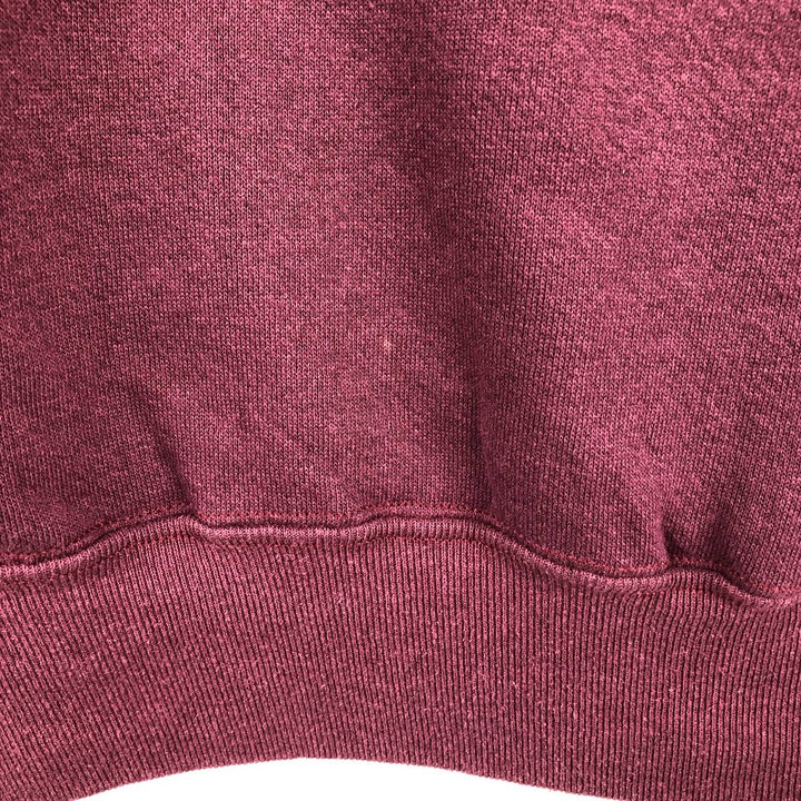 90'S Dodger College Sweatshirt, Made in USA, Men's XL equivalent, Vintage cotton burgundy type Vintage Second Hand