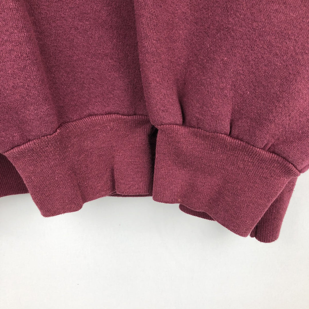 90'S Dodger College Sweatshirt, Made in USA, Men's XL equivalent, Vintage cotton burgundy type Vintage Second Hand