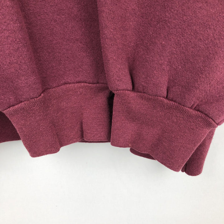 90'S Dodger College Sweatshirt, Made in USA, Men's XL equivalent, Vintage cotton burgundy type Vintage Second Hand