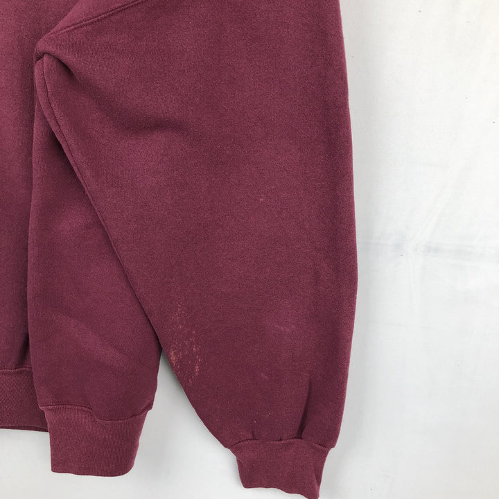 90'S Dodger College Sweatshirt, Made in USA, Men's XL equivalent, Vintage cotton burgundy type Vintage Second Hand