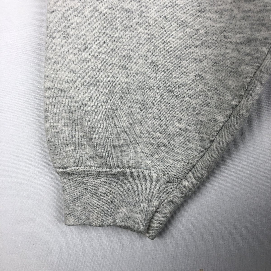 2000'S Fruit of the Loom SUPER cotton 3-print college sweatshirt (Men's size M equivalent) cotton gray type Vintage Second Hand