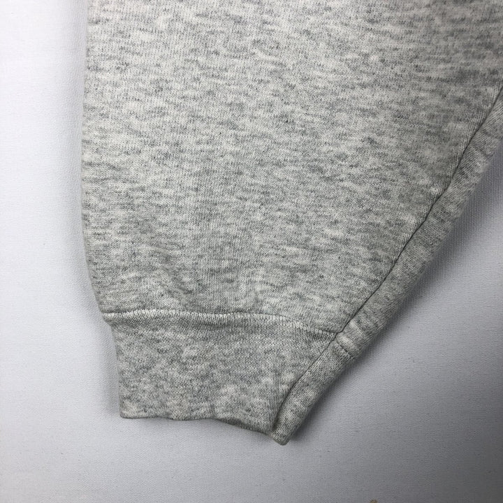 2000'S Fruit of the Loom SUPER cotton 3-print college sweatshirt (Men's size M equivalent) cotton gray type Vintage Second Hand