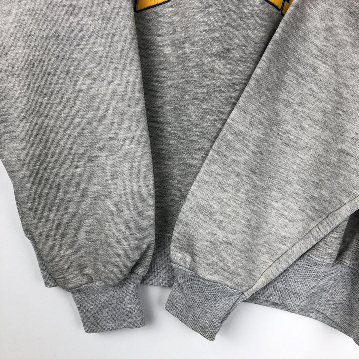 90'S BIKE NOTRE DAME University of Notre Dame College Sweatshirt, Men's Size L (approx.), Vintage acrylic gray type Vintage Second Hand