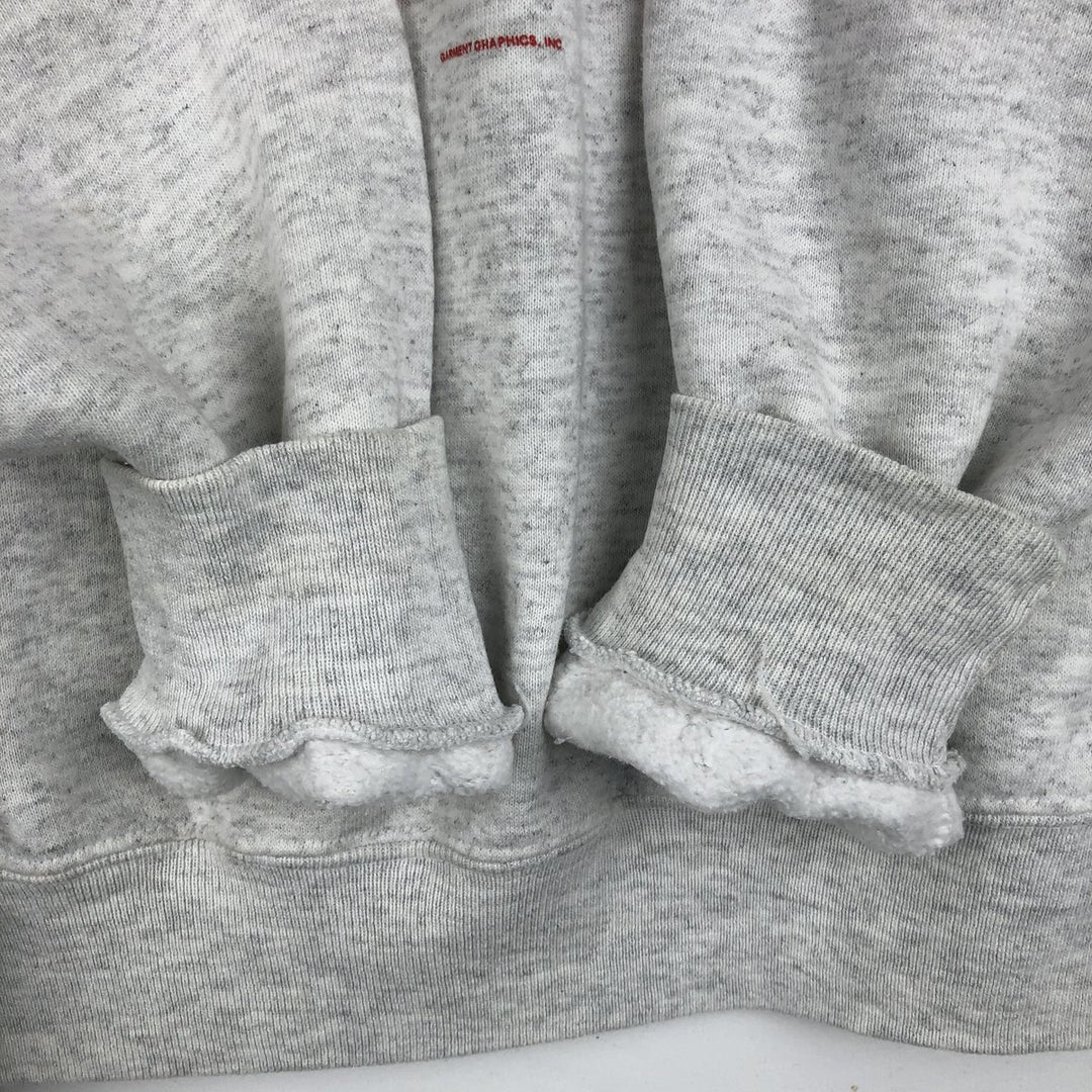 SANTEE sweats OHIO STATE Ohio State University College Sweatshirt, Made in USA, Men's XXL equivalent. cotton gray type Vintage Second Hand