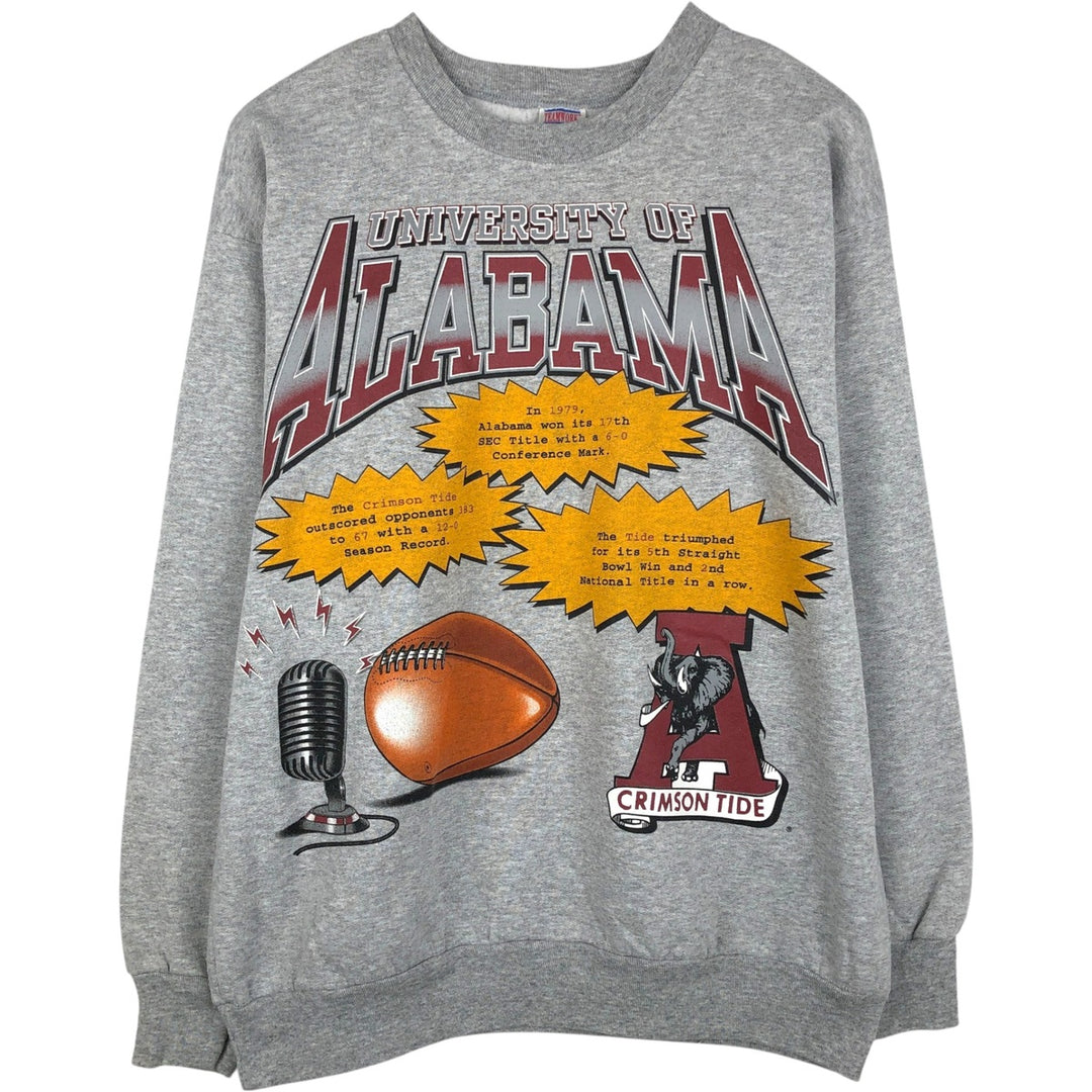 TEAMEOWORK College Sweatshirt (Men's XL equivalent) unclear gray type Vintage Second Hand