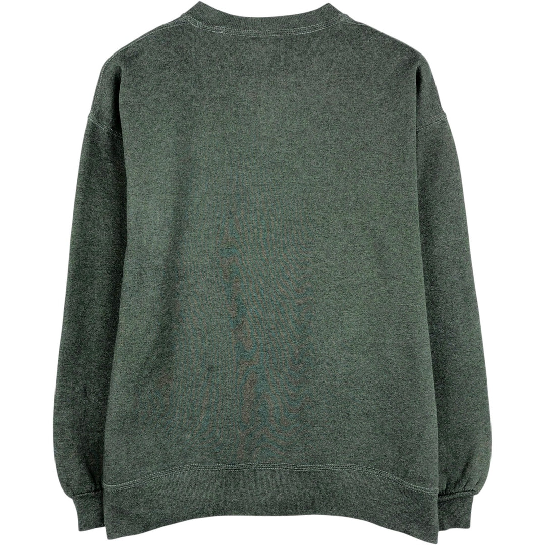 90'S Russell College Sweatshirt, Made in USA, Men's XL, Vintage cotton Khaki type Vintage Second Hand