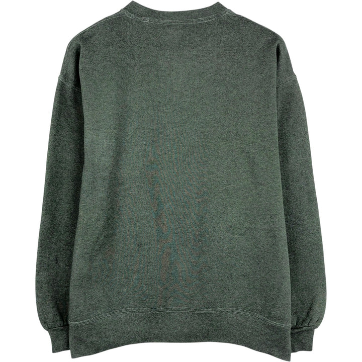 90'S Russell College Sweatshirt, Made in USA, Men's XL, Vintage cotton Khaki type Vintage Second Hand