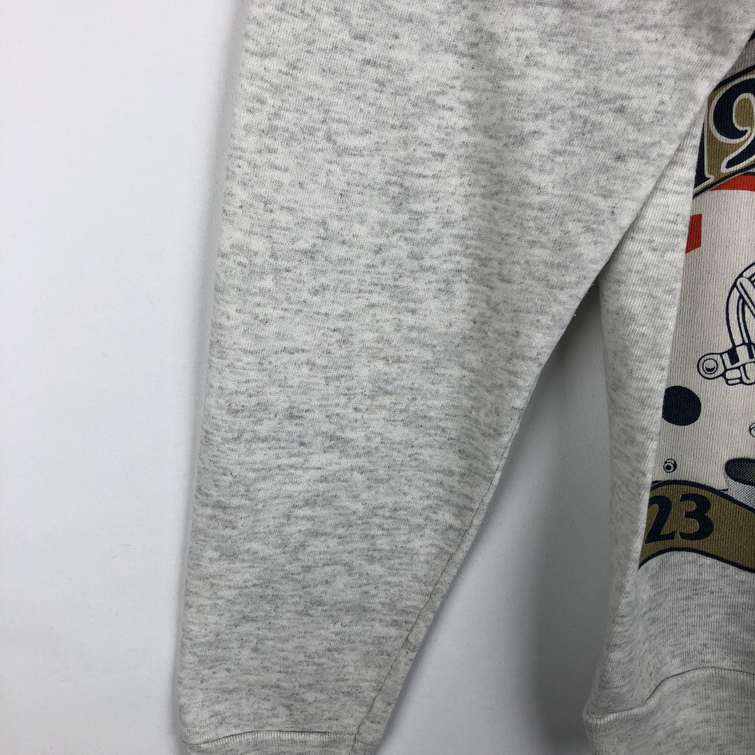 SPA Sportswear College Sweatshirt, Made in USA, Men's Size M polyester gray type Vintage Second Hand