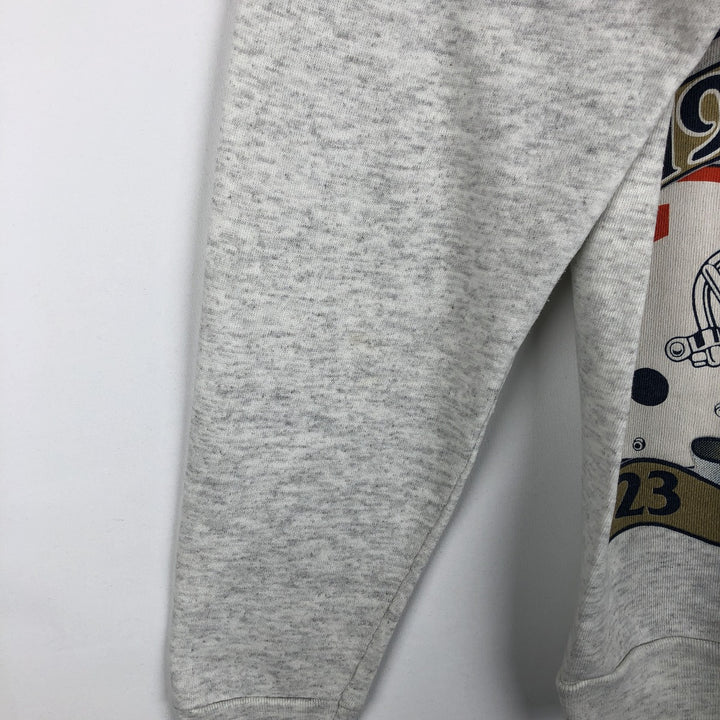 SPA Sportswear College Sweatshirt, Made in USA, Men's Size M polyester gray type Vintage Second Hand