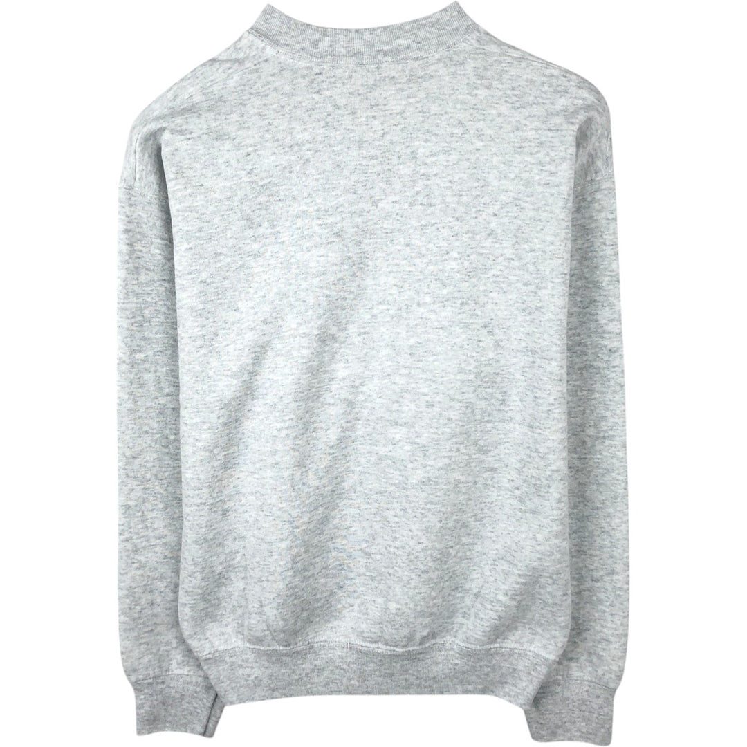 90'S Fruit of the Loom College Sweatshirt, Made in USA, Men's Size L, Vintage cotton gray type Vintage Second Hand