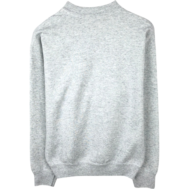 90'S Fruit of the Loom College Sweatshirt, Made in USA, Men's Size L, Vintage cotton gray type Vintage Second Hand