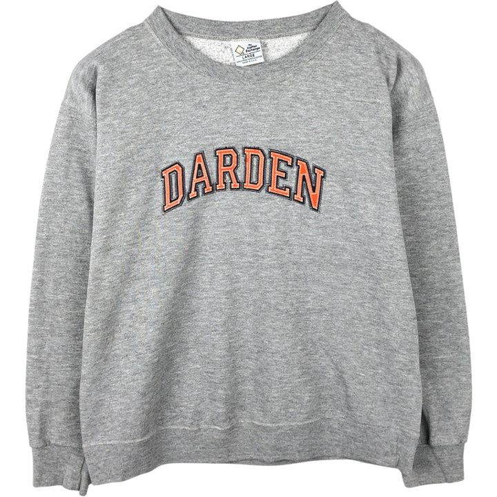 The Cotton Exchange College Sweatshirt, Made in USA, Men's Size L cotton gray type Vintage Second Hand