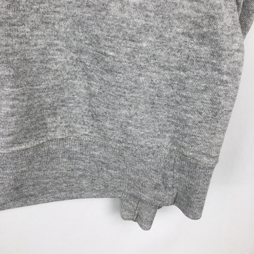 The Cotton Exchange College Sweatshirt, Made in USA, Men's Size L cotton gray type Vintage Second Hand