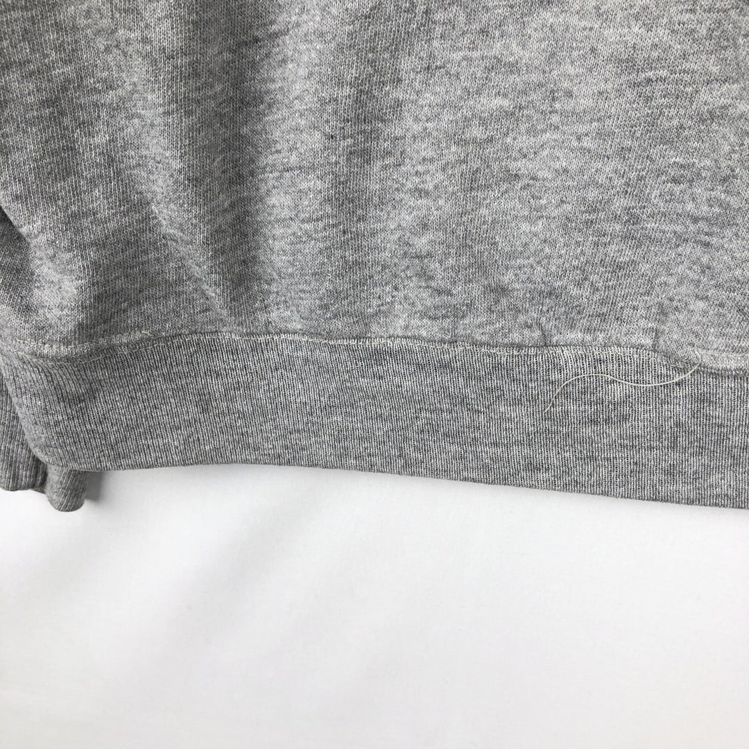 The Cotton Exchange College Sweatshirt, Made in USA, Men's Size L cotton gray type Vintage Second Hand
