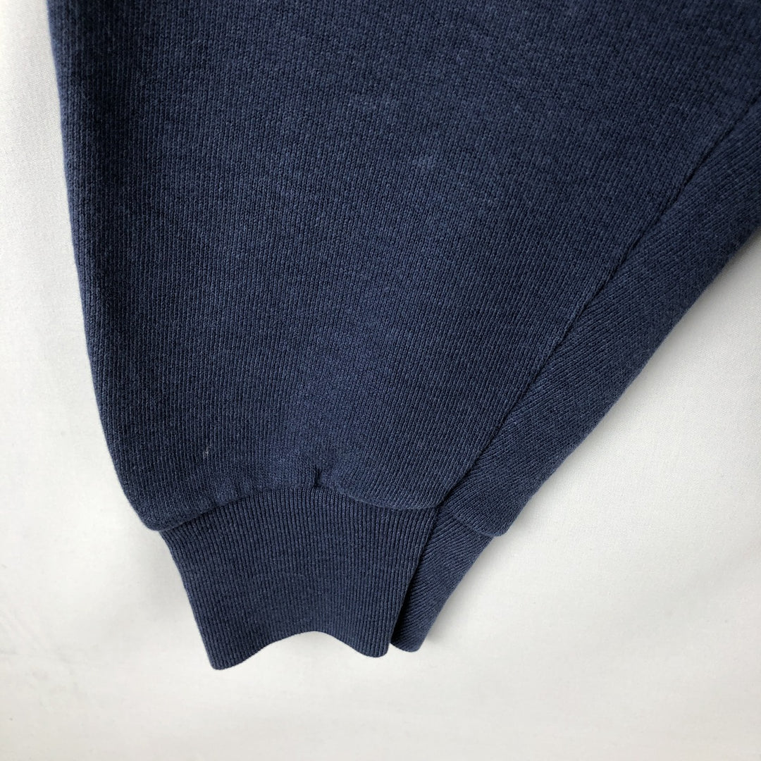 90'S Fruit of the Loom University of Wisconsin College Sweatshirt, Men's Size XL (Equivalent), Vintage unclear navy blue type Vintage Second Hand