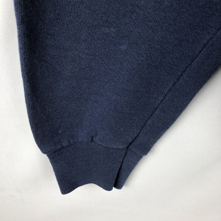 90'S Fruit of the Loom University of Wisconsin College Sweatshirt, Men's Size XL (Equivalent), Vintage unclear navy blue type Vintage Second Hand