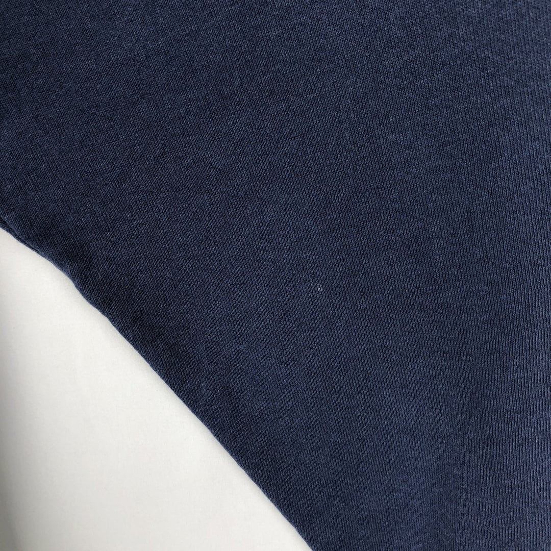 90'S Fruit of the Loom University of Wisconsin College Sweatshirt, Men's Size XL (Equivalent), Vintage unclear navy blue type Vintage Second Hand