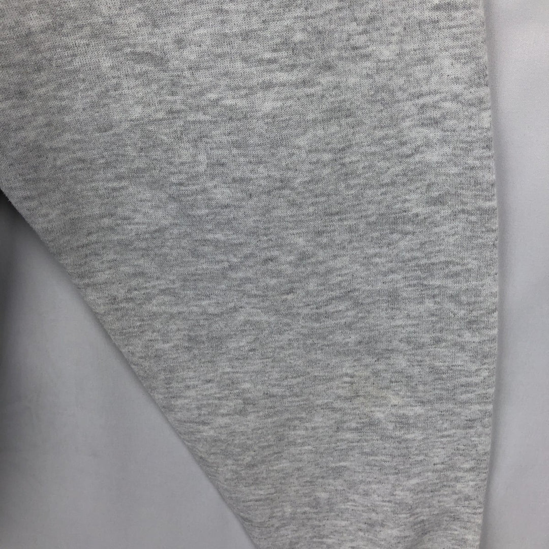 90'S Jerzees College Character Sweatshirt, Made in USA, Men's XL equivalent, Vintage cotton gray type Vintage Second Hand