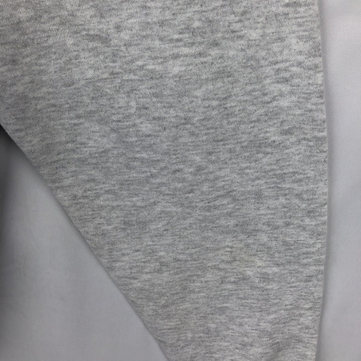 90'S Jerzees College Character Sweatshirt, Made in USA, Men's XL equivalent, Vintage cotton gray type Vintage Second Hand
