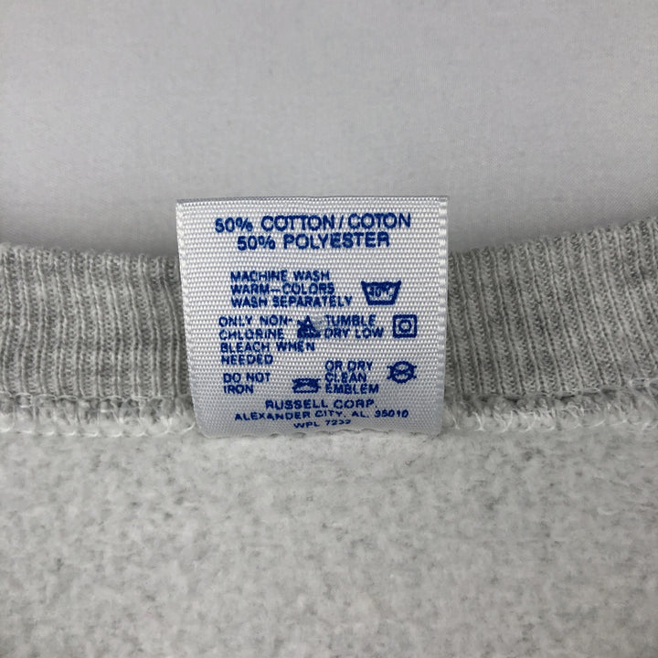 80s-90'S JERSEY'S SUPER SWEATS University of Iowa College Sweatshirt, Made in USA, Men's XL equivalent. cotton gray type Vintage Second Hand