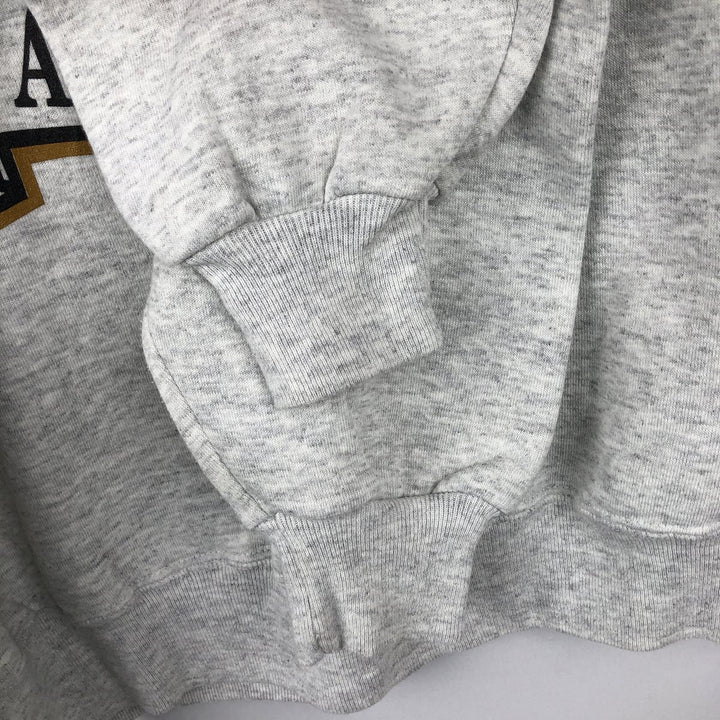 80s-90'S JERSEY'S SUPER SWEATS University of Iowa College Sweatshirt, Made in USA, Men's XL equivalent. cotton gray type Vintage Second Hand