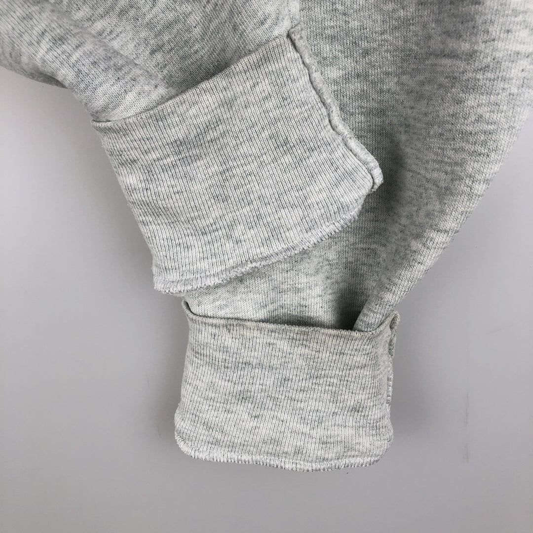 90'S Fruit of the Loom Iowa State University College Sweatshirt, Made in USA, Men's XL equivalent, Vintage cotton gray type Vintage Second Hand