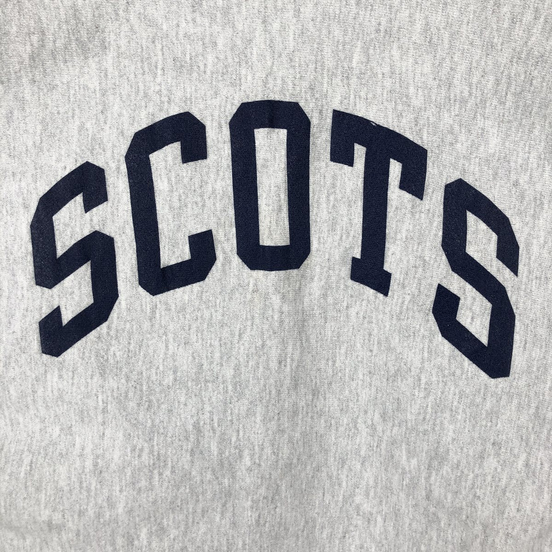 Vintage 90'S Champion Reverse Weave College Sweatshirt with Embroidered Tag, Men's Size XXL cotton gray type Vintage Second Hand