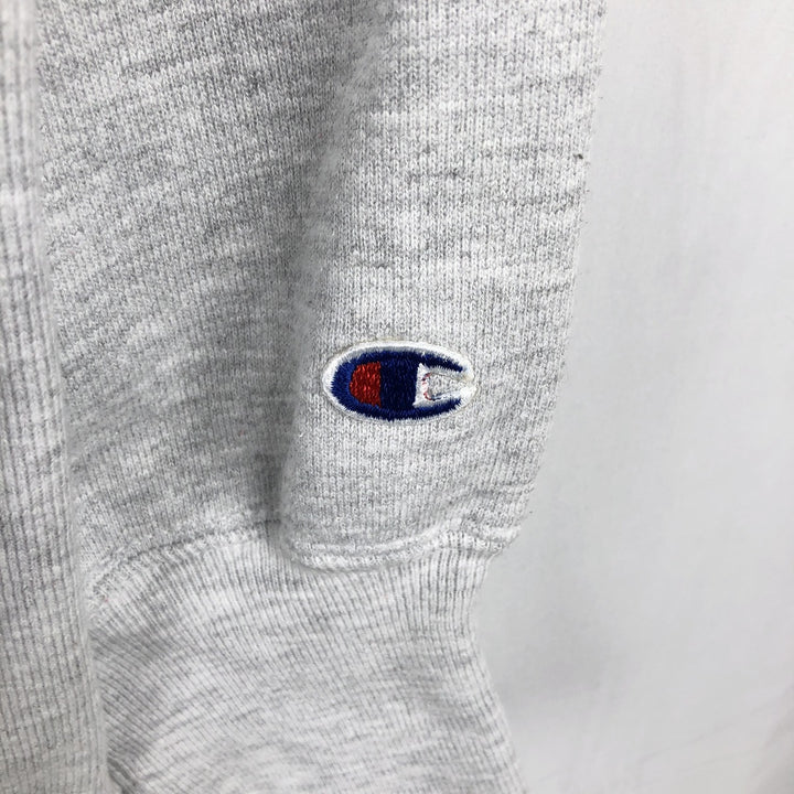 Vintage 90'S Champion Reverse Weave College Sweatshirt with Embroidered Tag, Men's Size XXL cotton gray type Vintage Second Hand