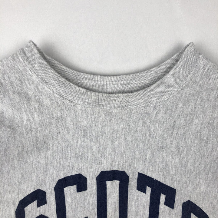 Vintage 90'S Champion Reverse Weave College Sweatshirt with Embroidered Tag, Men's Size XXL cotton gray type Vintage Second Hand