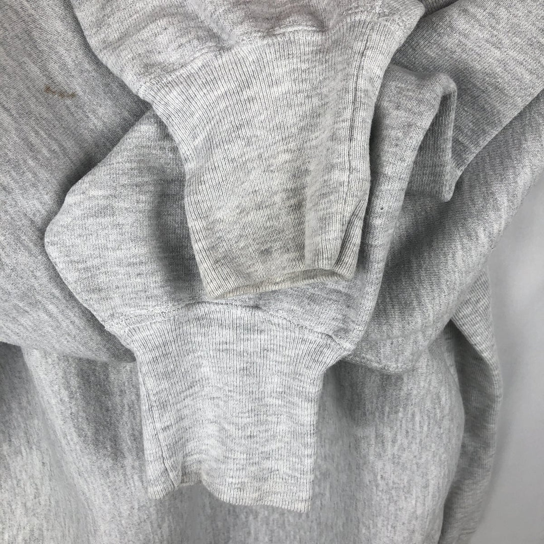 Vintage 90'S Champion Reverse Weave College Sweatshirt with Embroidered Tag, Men's Size XXL cotton gray type Vintage Second Hand