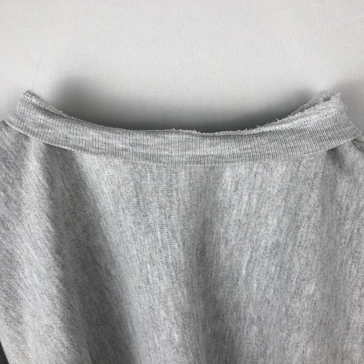 Vintage 90'S Champion Reverse Weave College Sweatshirt with Embroidered Tag, Men's Size XXL cotton gray type Vintage Second Hand