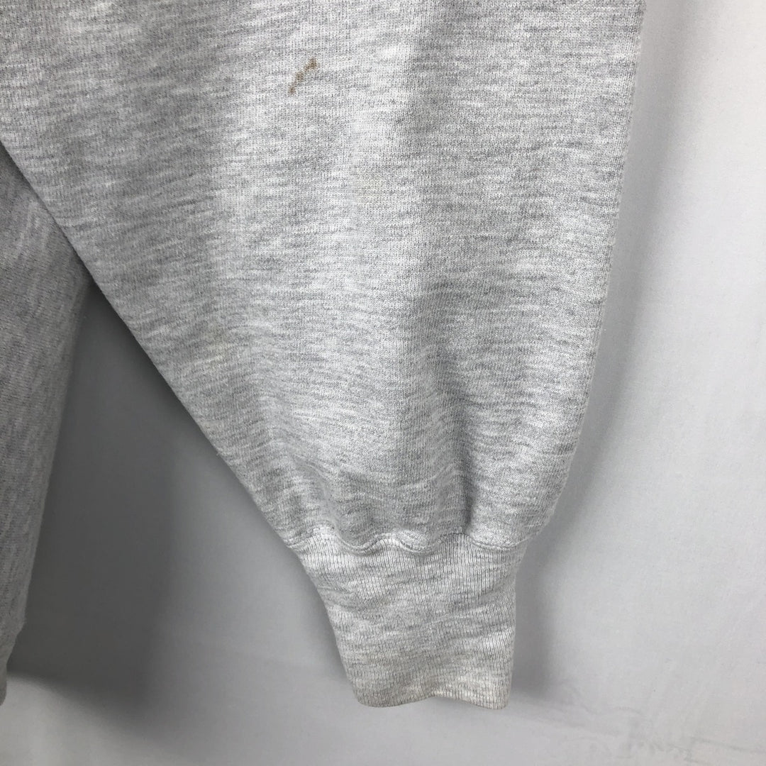 Vintage 90'S Champion Reverse Weave College Sweatshirt with Embroidered Tag, Men's Size XXL cotton gray type Vintage Second Hand