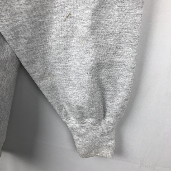 Vintage 90'S Champion Reverse Weave College Sweatshirt with Embroidered Tag, Men's Size XXL cotton gray type Vintage Second Hand