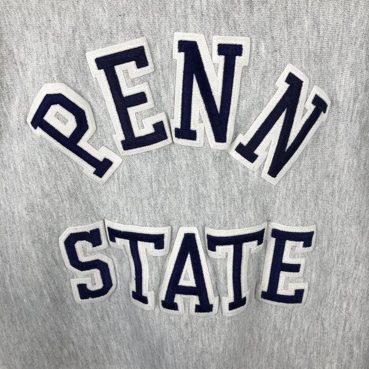 90'S Champion Reverse Weave Embroidered Tag College Sweatshirt Trainer Made in USA Men's XXL Vintage cotton gray type Vintage Second Hand