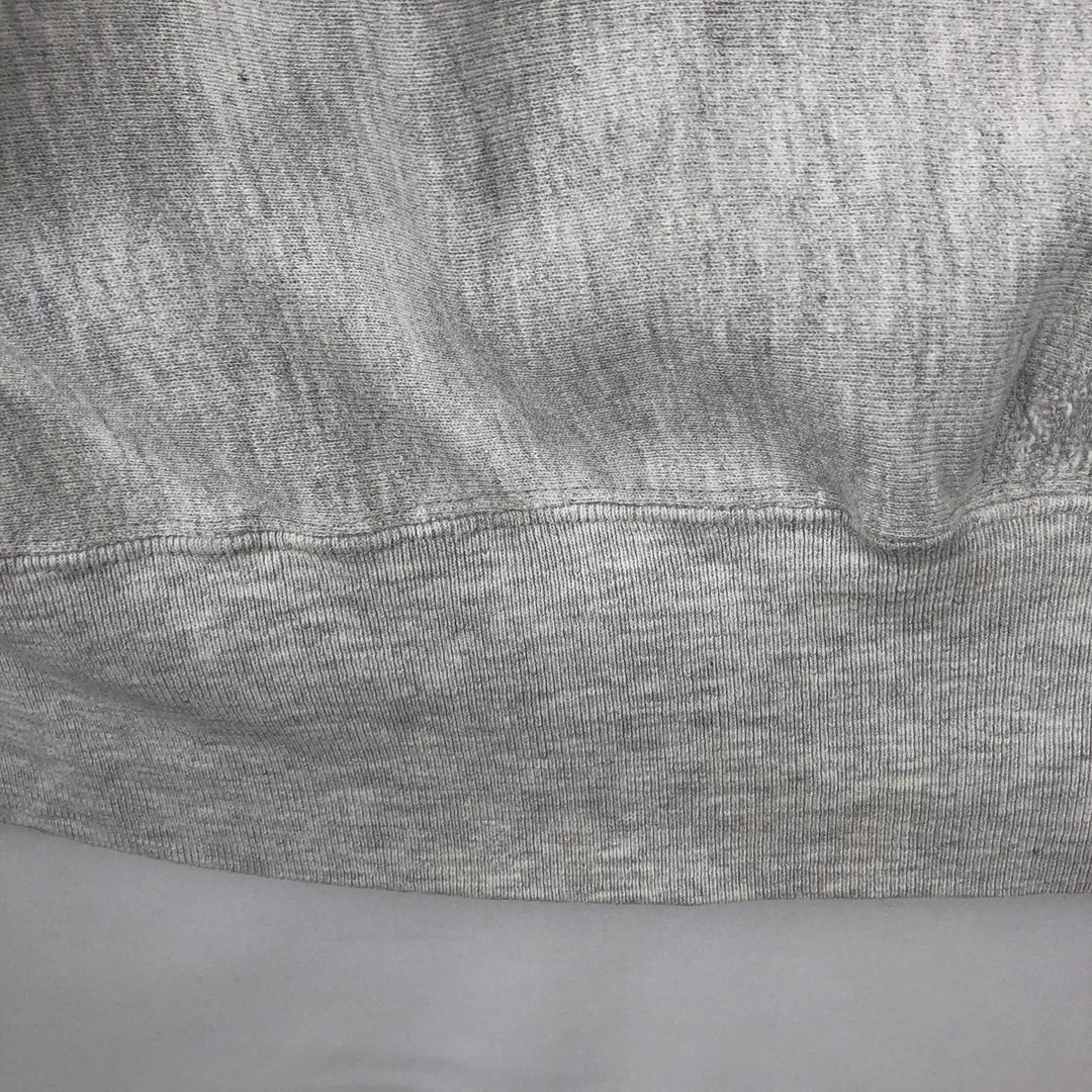 90'S Champion Reverse Weave Embroidered Tag College Sweatshirt Trainer Made in USA Men's XXL Vintage cotton gray type Vintage Second Hand