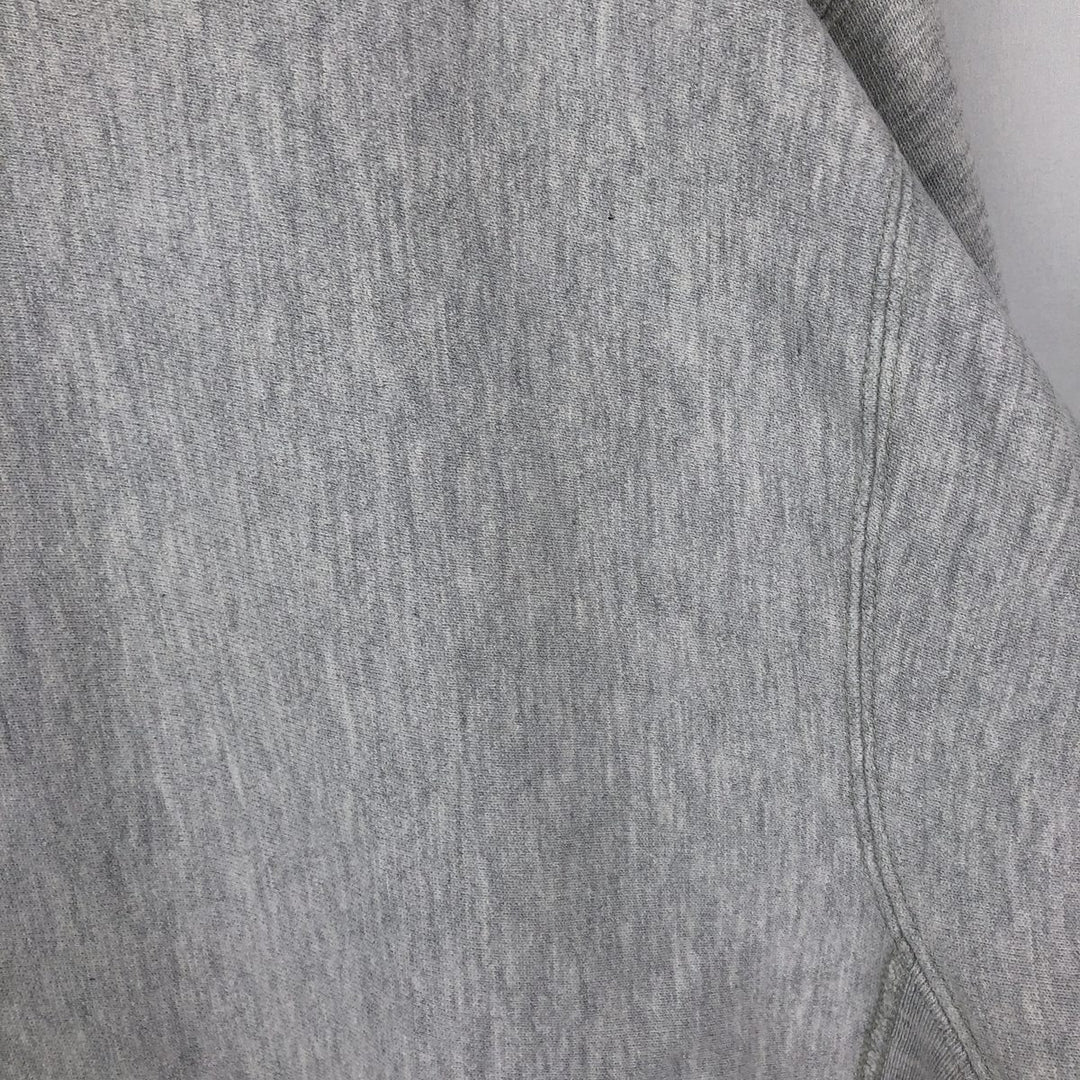 90'S Champion Reverse Weave Embroidered Tag College Sweatshirt Trainer Made in USA Men's XXL Vintage cotton gray type Vintage Second Hand