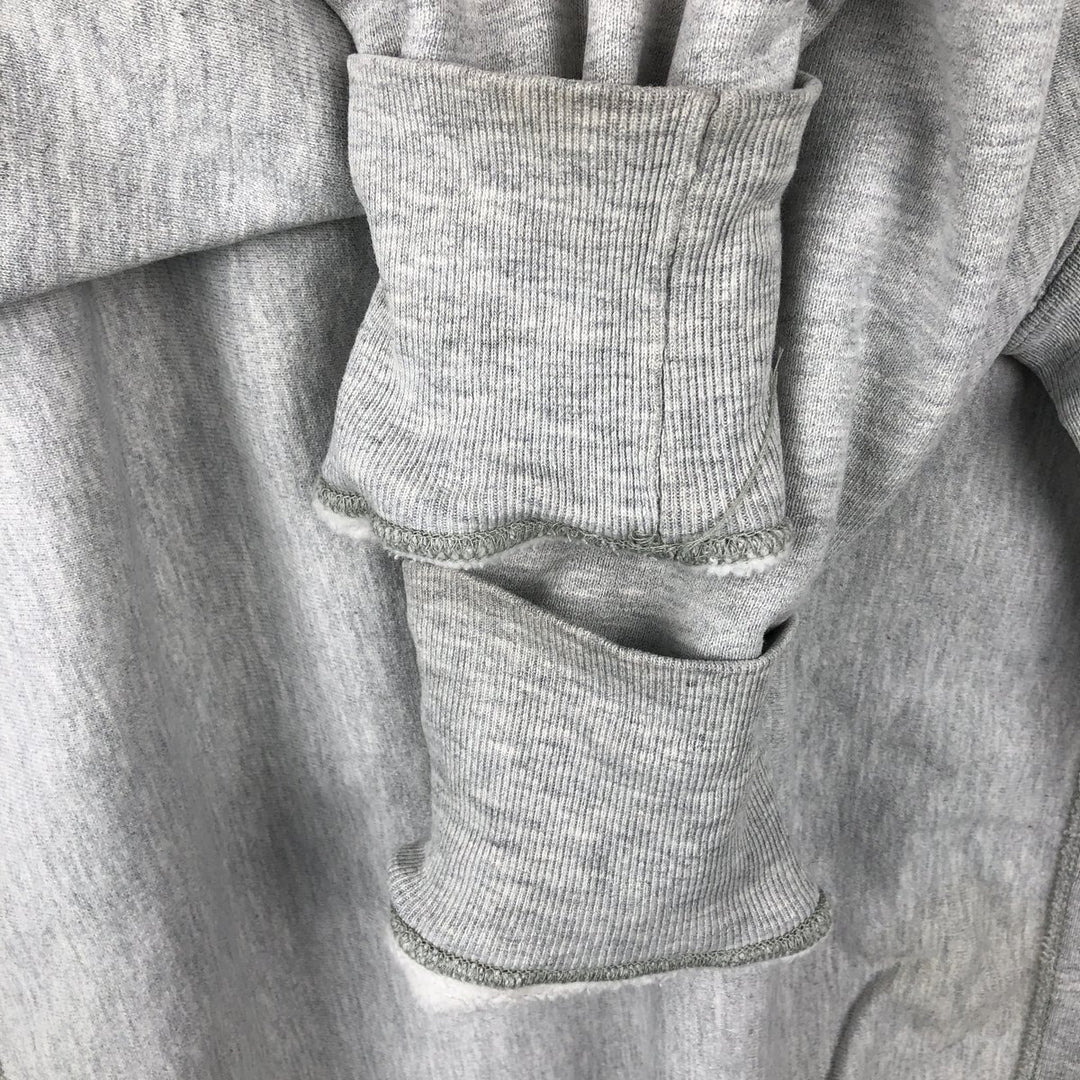 90'S Champion Reverse Weave Embroidered Tag College Sweatshirt Trainer Made in USA Men's XXL Vintage cotton gray type Vintage Second Hand