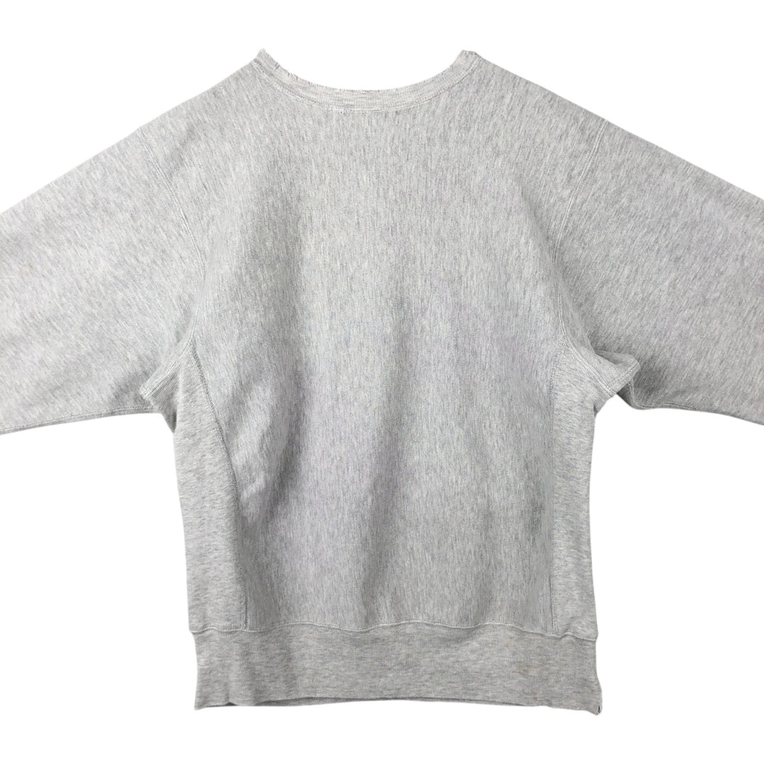 90'S Champion Reverse Weave University of Wisconsin College Sweatshirt with Embroidered Tag, Made in USA cotton gray type Vintage Second Hand