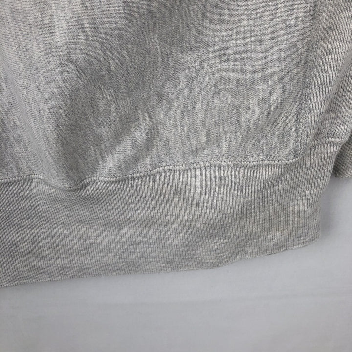 90'S Champion Reverse Weave University of Wisconsin College Sweatshirt with Embroidered Tag, Made in USA cotton gray type Vintage Second Hand